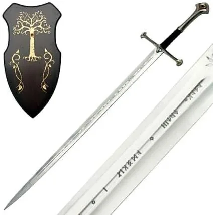 United Cutlery Andúril Spada di Aragorn Re Elessar replica ufficiale Il Signore degli Anelli