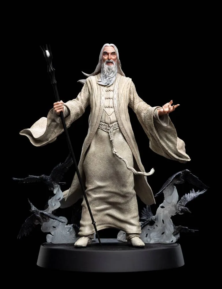 Weta Workshop Il Signore degli Anelli Figures of Fandom PVC Saruman la Statua Bianca 26 cm