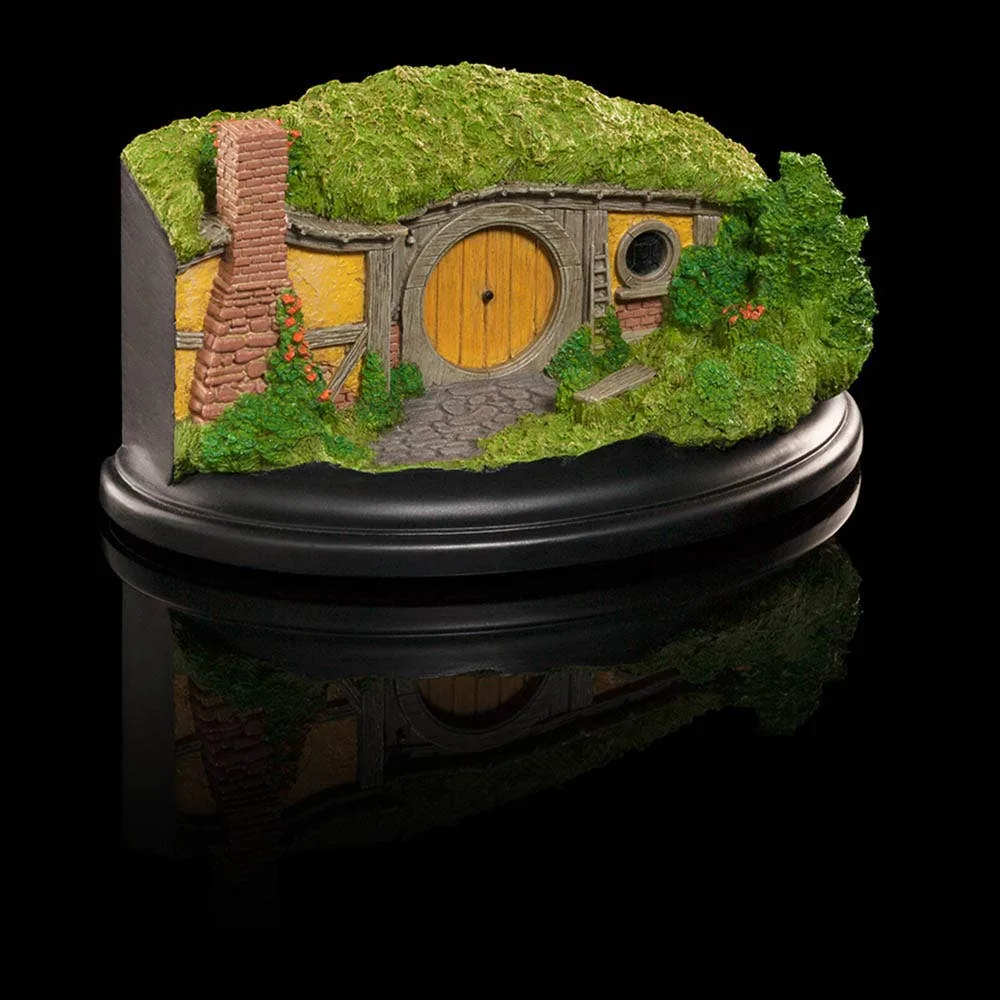 Weta Workshop Polystone Trilogia Il Signore degli Anelli 3 Tane Hobbit in fila