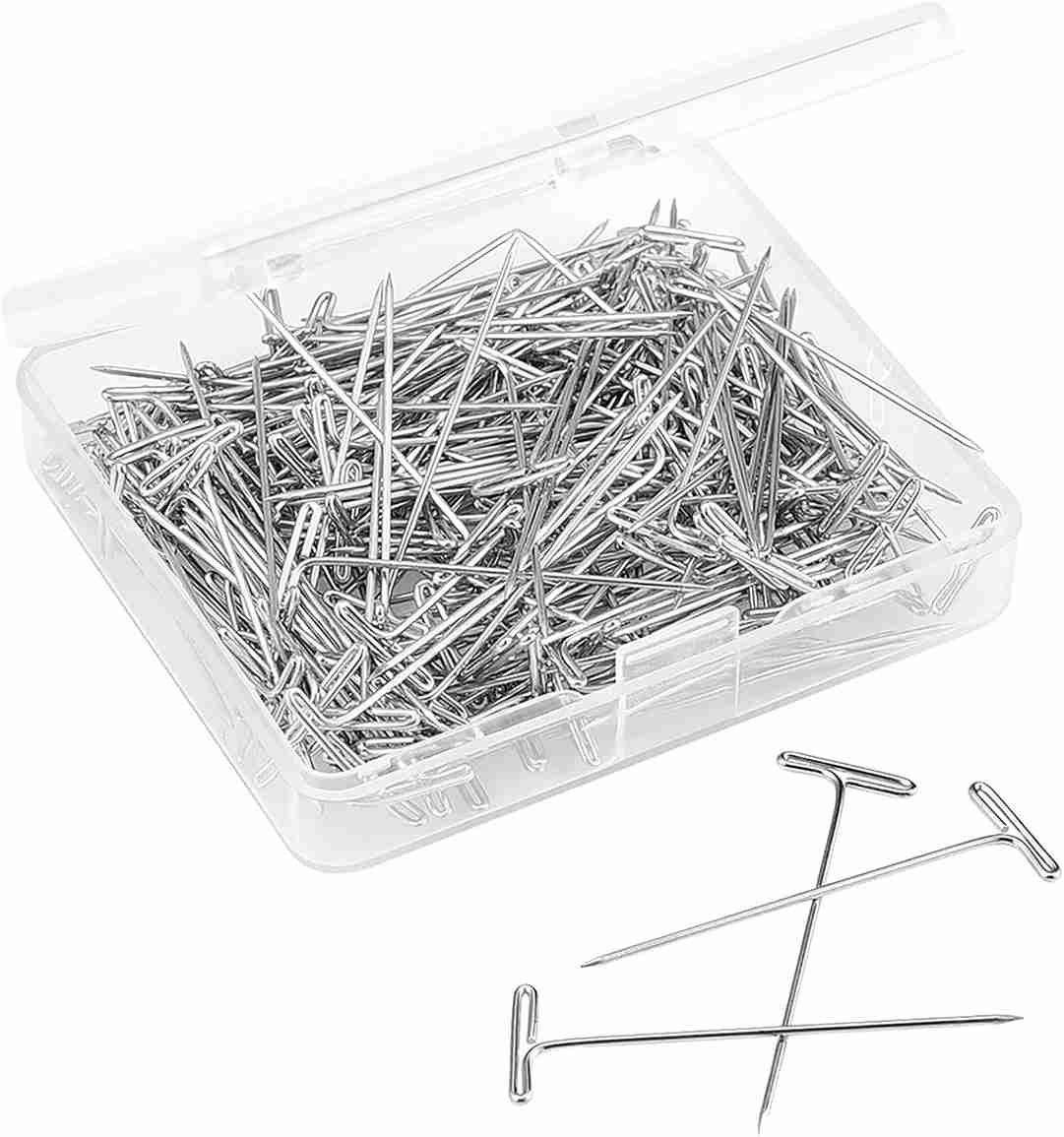 KnitIQ 200 spilli T in acciaio inossidabile robusti per bloccaggio maglia uncinetto