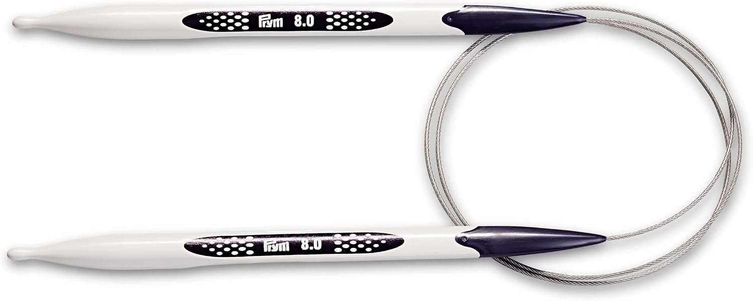 Prym Ergonomics circolari 80 cm 8 mm per lana grossa maglie larghe