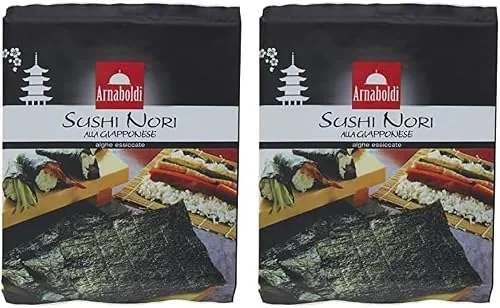 Yamamori Alga Nori premium per sushi, confezione 50 fogli