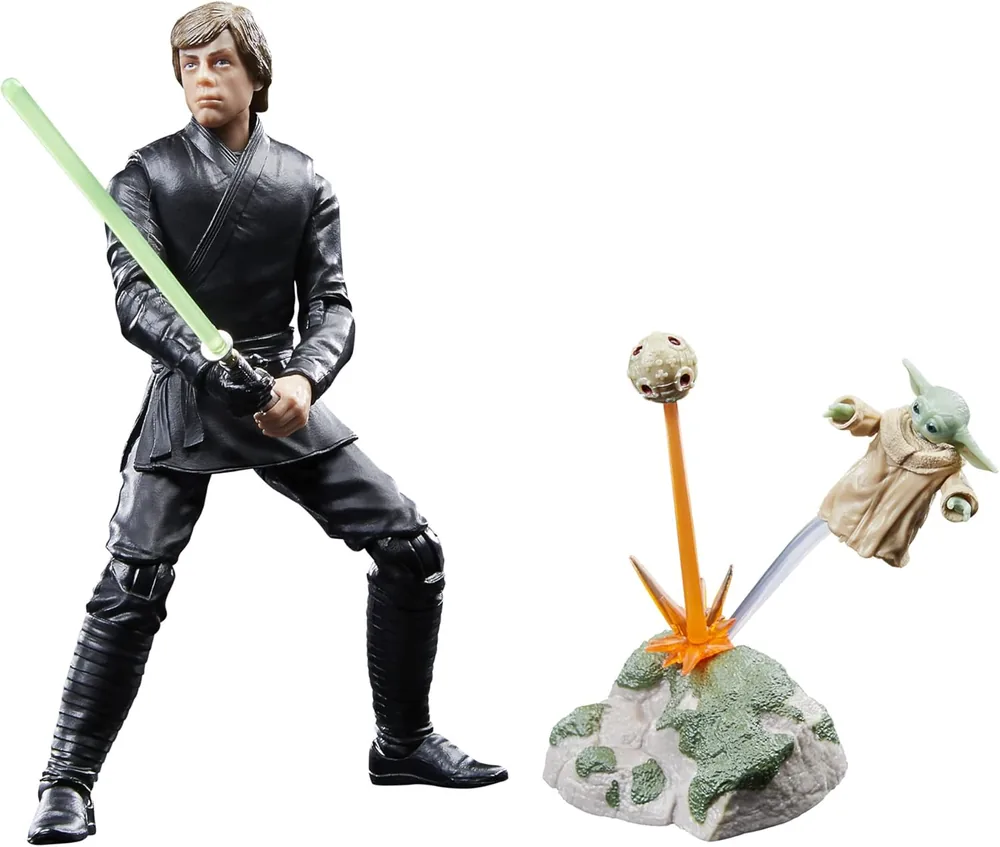 Star Wars Black Series — Luke Skywalker e Grogu 2-Pack — Action figures 15cm