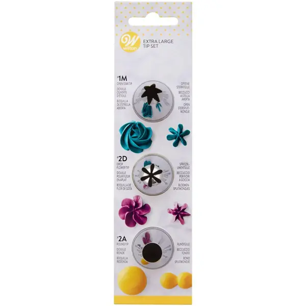 Bocchette professionali Wilton set 55 acciaio inox decorazione