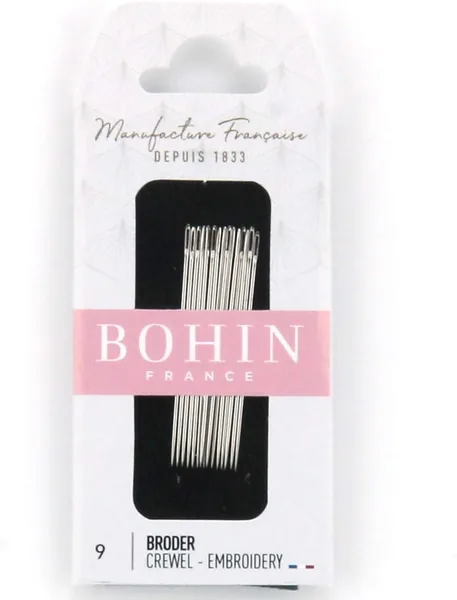 Bohin — Aghi da tappezzeria punta arrotondata n°9