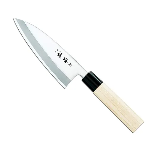 Coltello Deba Nari Hira per mancini, acciaio inossidabile, 150 mm