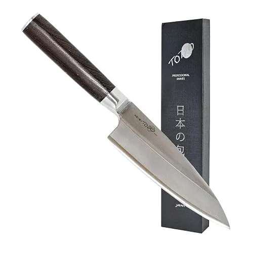 Coltello Deba professionale Totiko, lama 16,5 cm