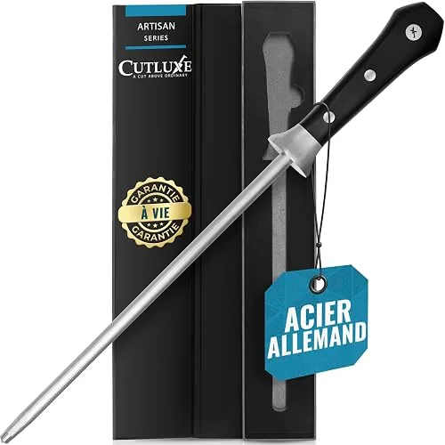 Cutluxe Acciaino diamantato 10 pollici, serie Artisan
