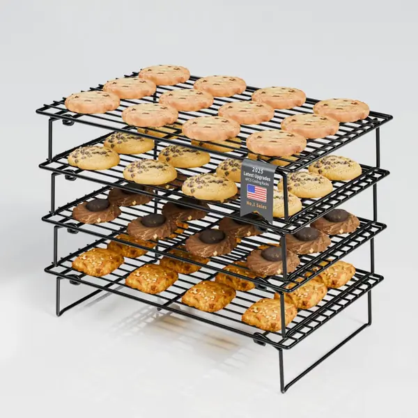 Griglia raffreddamento pieghevole estensibile antiaderente pasticceria