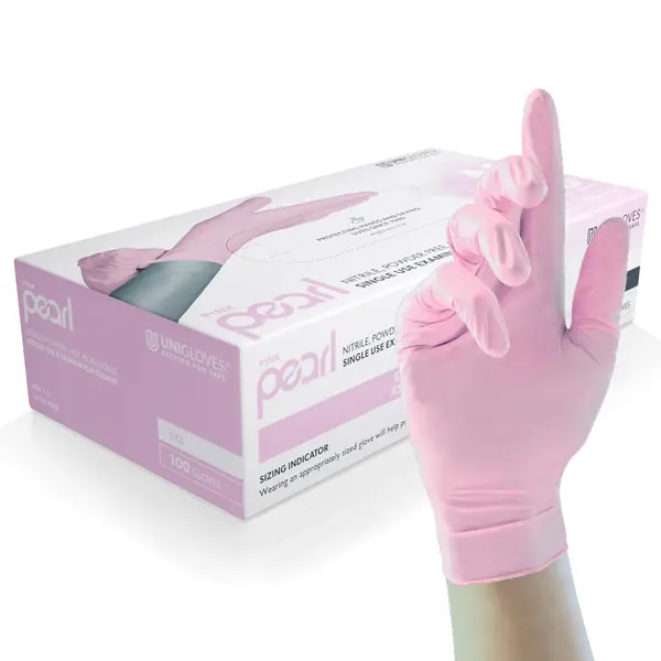 Guanti dita separate cioccolato trasparenti nitrile pasticceria