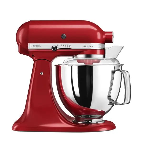 KitchenAid Artisan robot planetario rosso Empire 4,8 litri ciotola inox