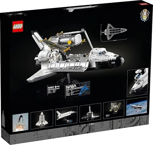 LEGO Icons NASA Space Shuttle Discovery 10283 con Telescopio Hubble