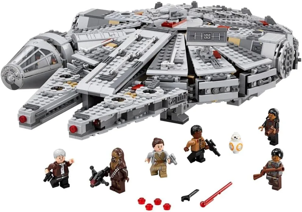 LEGO Star Wars 75105 Millennium Falcon — 1329 pezzi — con Han Solo, Chewbacca, Leia