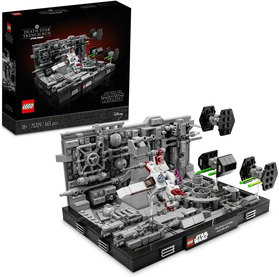 LEGO Star Wars 75329 — Diorama Corsa nel Trench della Morte Nera