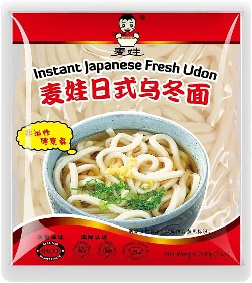 Noodles Udon premium, 400 g — pasta di grano per zuppa calda