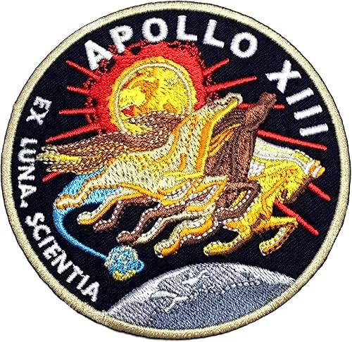 Patch NASA Apollo 13 ricamato termoadesivo missione storica