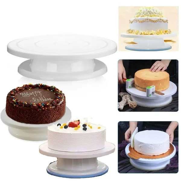 Piatto girevole 28cm professionale decorazione torta 360 gradi