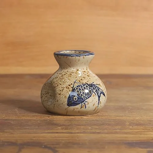 Porta stuzzicadenti in ceramica a forma di pagoda giapponese