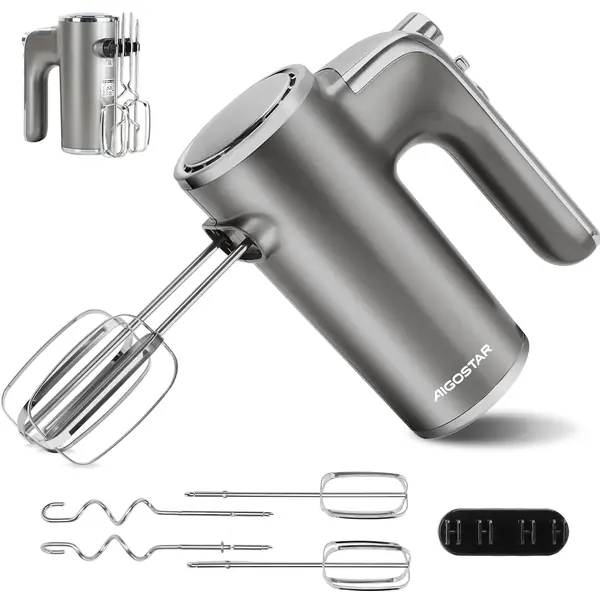 Sbattitore elettrico 5 velocità fruste inox pasticceria mixer