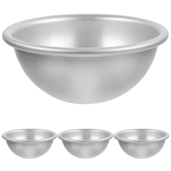 Set 5 stampi rotondi alluminio torta cottura pasticceria