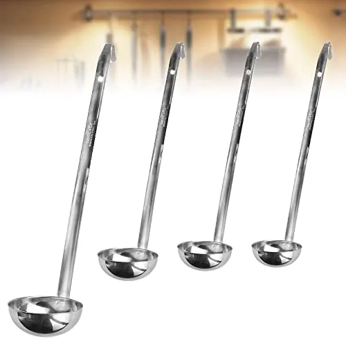 Mestolo per miso e zuppa giapponese in acciaio inox, 34 cm