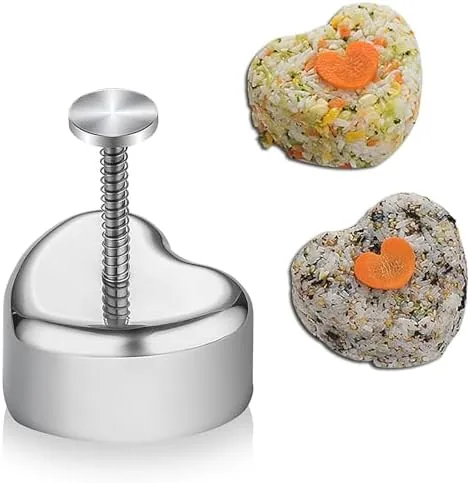 Kotobuki Pressa per onigiri e sushi con 3 forme: tondo, ovale, triangolo
