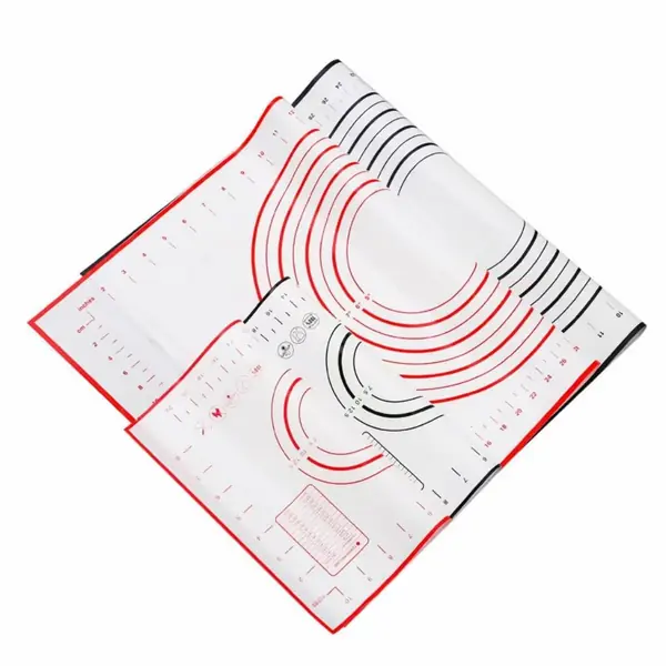 Tappetino silicone righello impasto graduato stendere sfoglia pasta