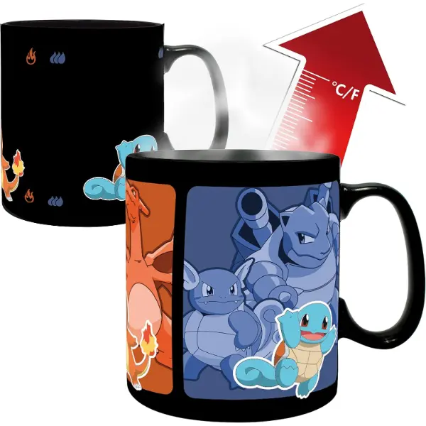 Tazza termoreattiva ABYstyle Pokemon Evolve in ceramica da quattrocentosessanta millilitri