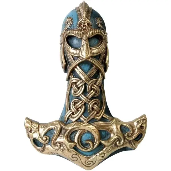 Targa da parete Alchemy England con il martello di Thor in stile gotico