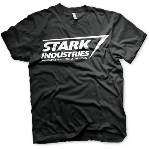 Marvel — T-shirt con logo Stark Industries