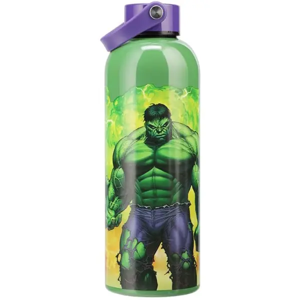Bottiglia d'acqua Marvel Hulk con licenza ufficiale