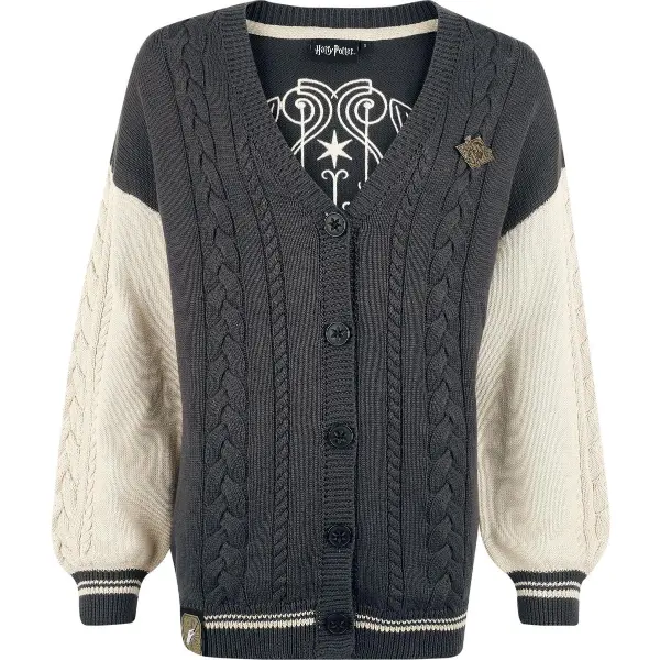 Cardigan da donna Harry Potter con motivo Diagon Alley in cotone e acrilico