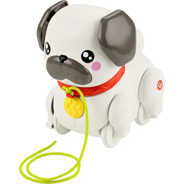 Fisher-Price Pets Carlino Cammina con Me cucciolo da trainare