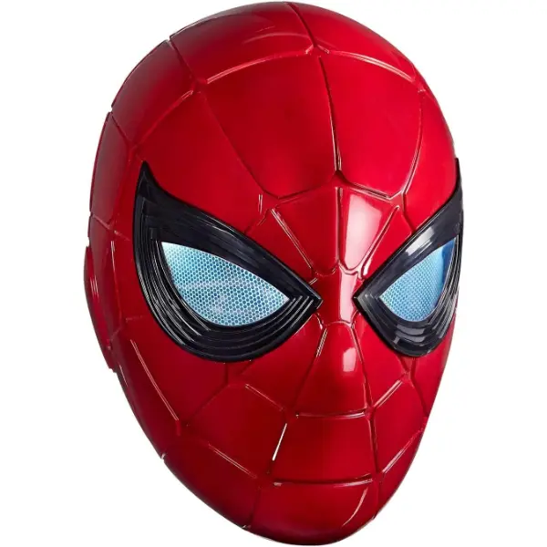 Casco elettronico Iron Spider Marvel Legends Series con occhi luminosi e lenti mobili