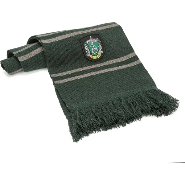 Sciarpa classica Cinereplicas di Serpeverde verde e argento su licenza ufficiale