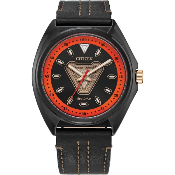 Orologio Citizen Eco-Drive Marvel Tony Stark 63 in edizione numerata con cinturino in pelle