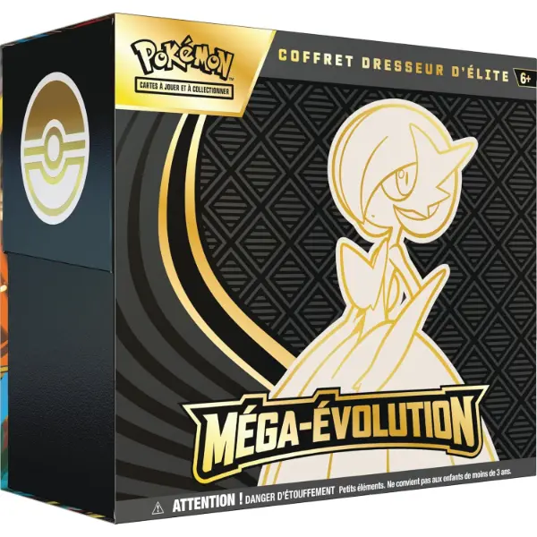 Cofanetto Allenatore Elite Pokemon Mega-Evoluzione Gardevoir con buste e accessori da gioco