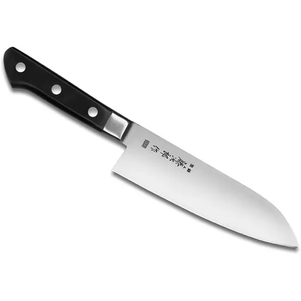 Cofanetto con coltello giapponese Santoku in acciaio