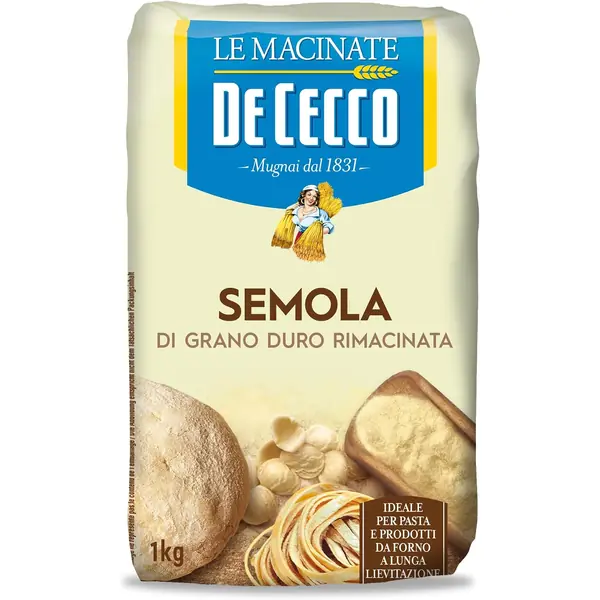 De Cecco semola di grano duro per pasta e gnocchi fatti in casa