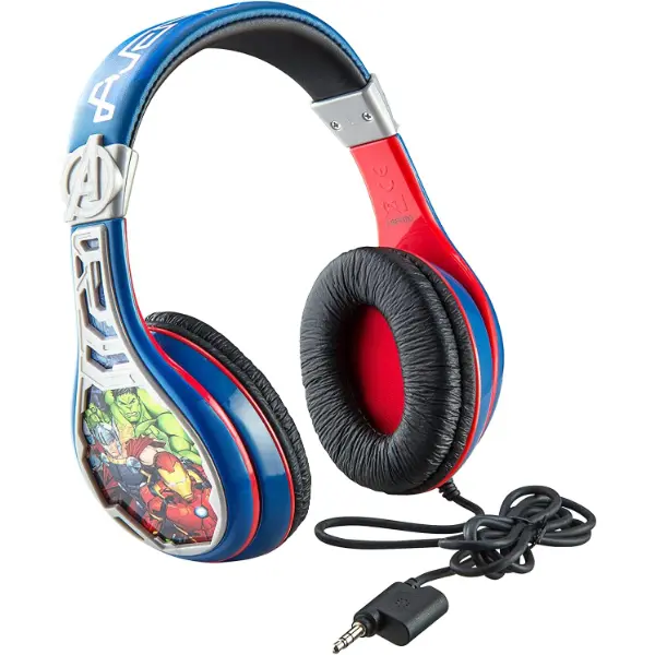 Cuffie audio eKids Marvel Avengers per bambini con limitazione del volume