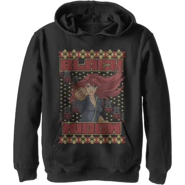 Marvel — Felpa con cappuccio bambini, motivo maglia natalizia