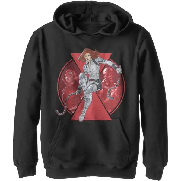 Marvel — Felpa con cappuccio Widow Team, bambini