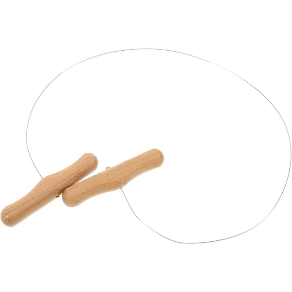 Filo per tagliare l'argilla con manici in legno per ceramica