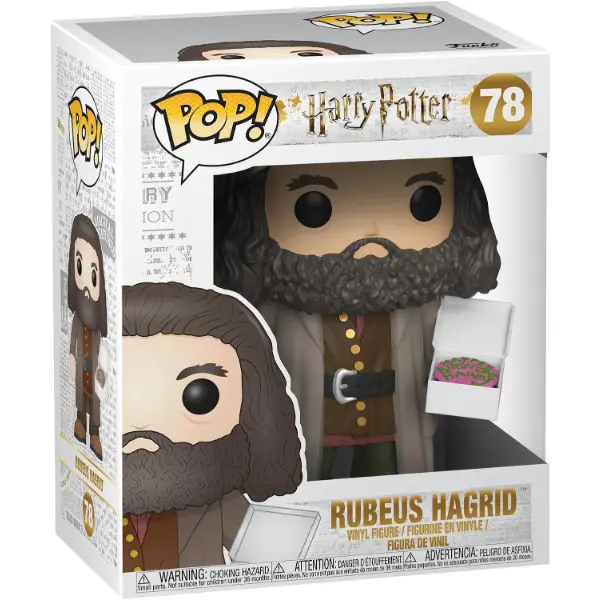 Funko Pop Rubeus Hagrid con la torta di compleanno in formato maggiorato