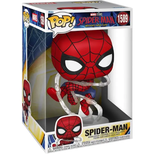 Funko Pop Jumbo di Spider-Man Brand New Day in formato maggiorato