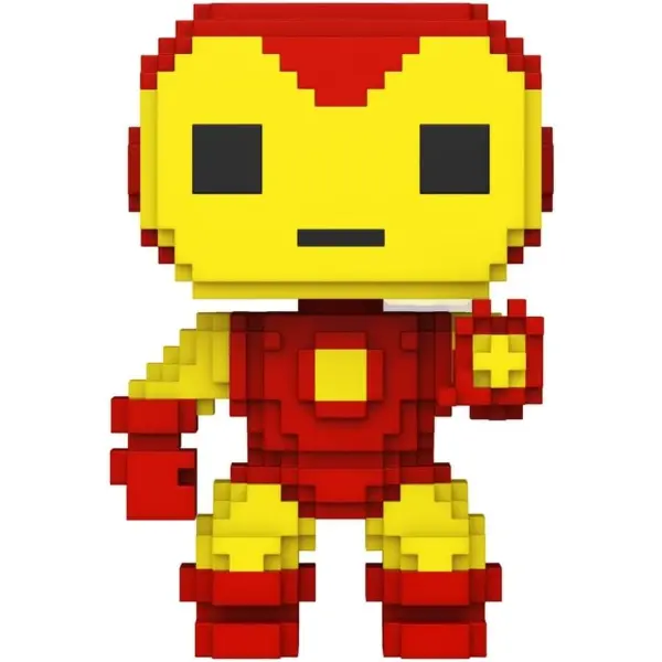 Funko Pop Marvel 8-Bit di Iron Man in stile pixel retro