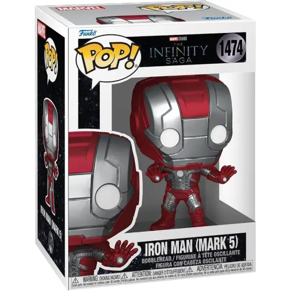 Funko Pop MCU Archives di Iron Man Mark 5 armatura valigia