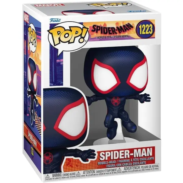 Funko Pop di Miles Morales dal film Across the Spider Verse