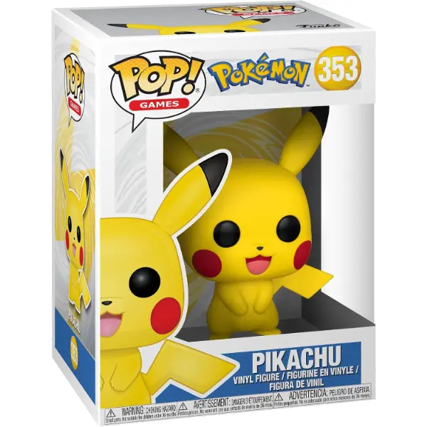Funko Pop Pokemon Pikachu in vinile nella scatola da collezione