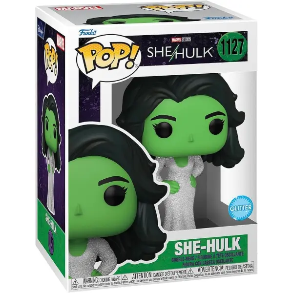 Funko Pop! di She-Hulk con l'abito da gala della serie
